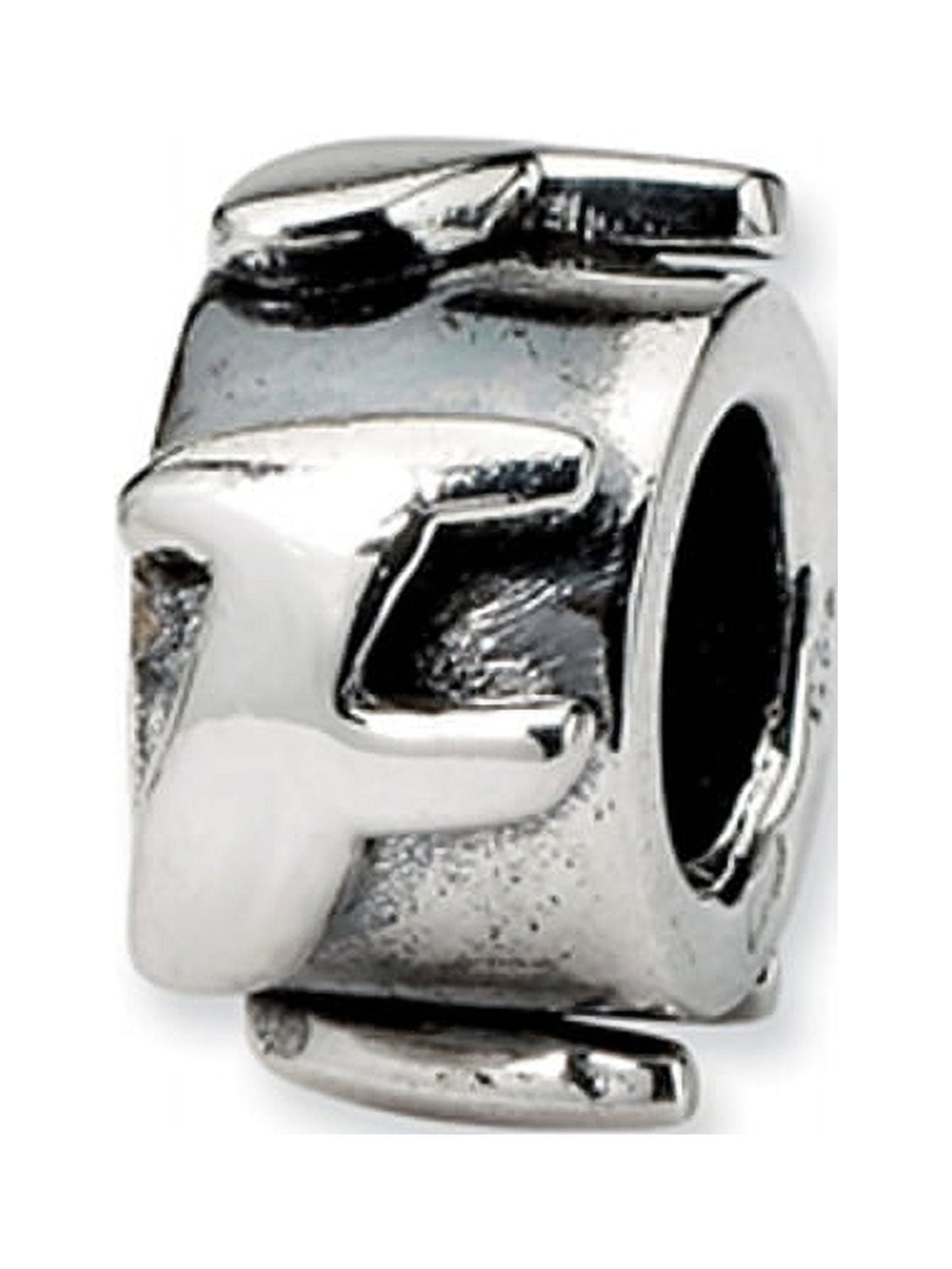 Reflection Beads Sterling Silver Reflections Letter F Message Bead