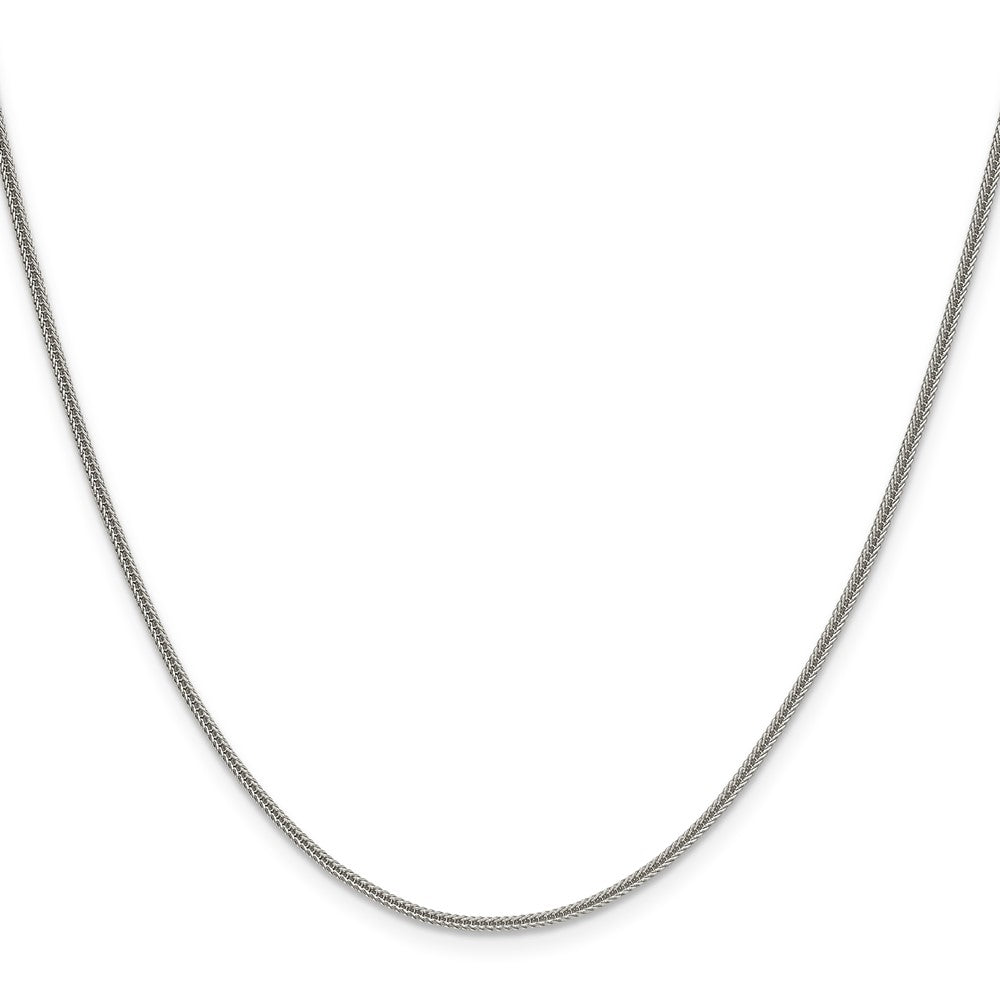 Chisel Stainless Steel Polished 1.5mm 16 inch Square Wheat Chain
