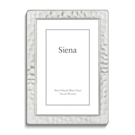 Siena Hammered Frame Silver 8x10