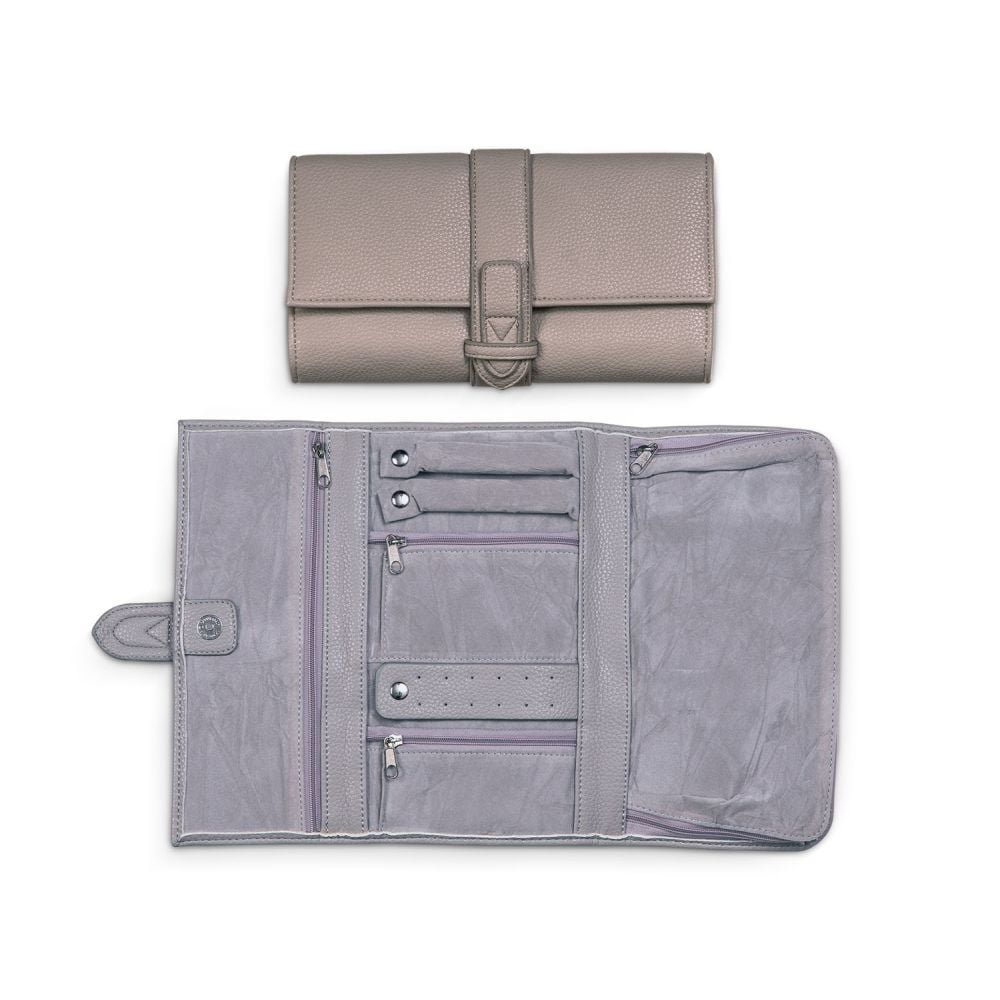 Bey Berk Hayley Jewelry Clutch Gray