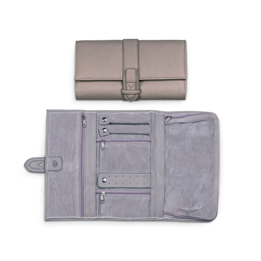 Bey Berk Hayley Jewelry Clutch Gray