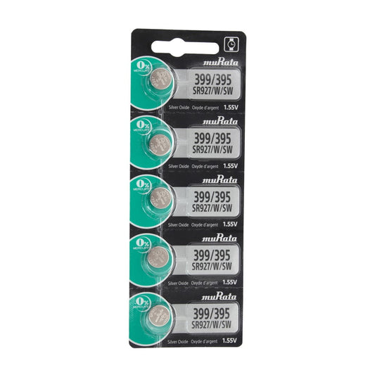 Pkg/5 Type 399/395 MuRata Watch Battery Tear Strip QSWB399