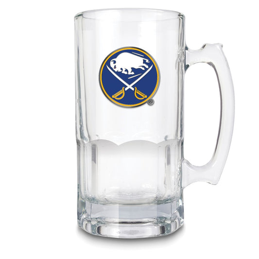 NHL Buffalo Sabres Glass 32 ounce Macho Mug