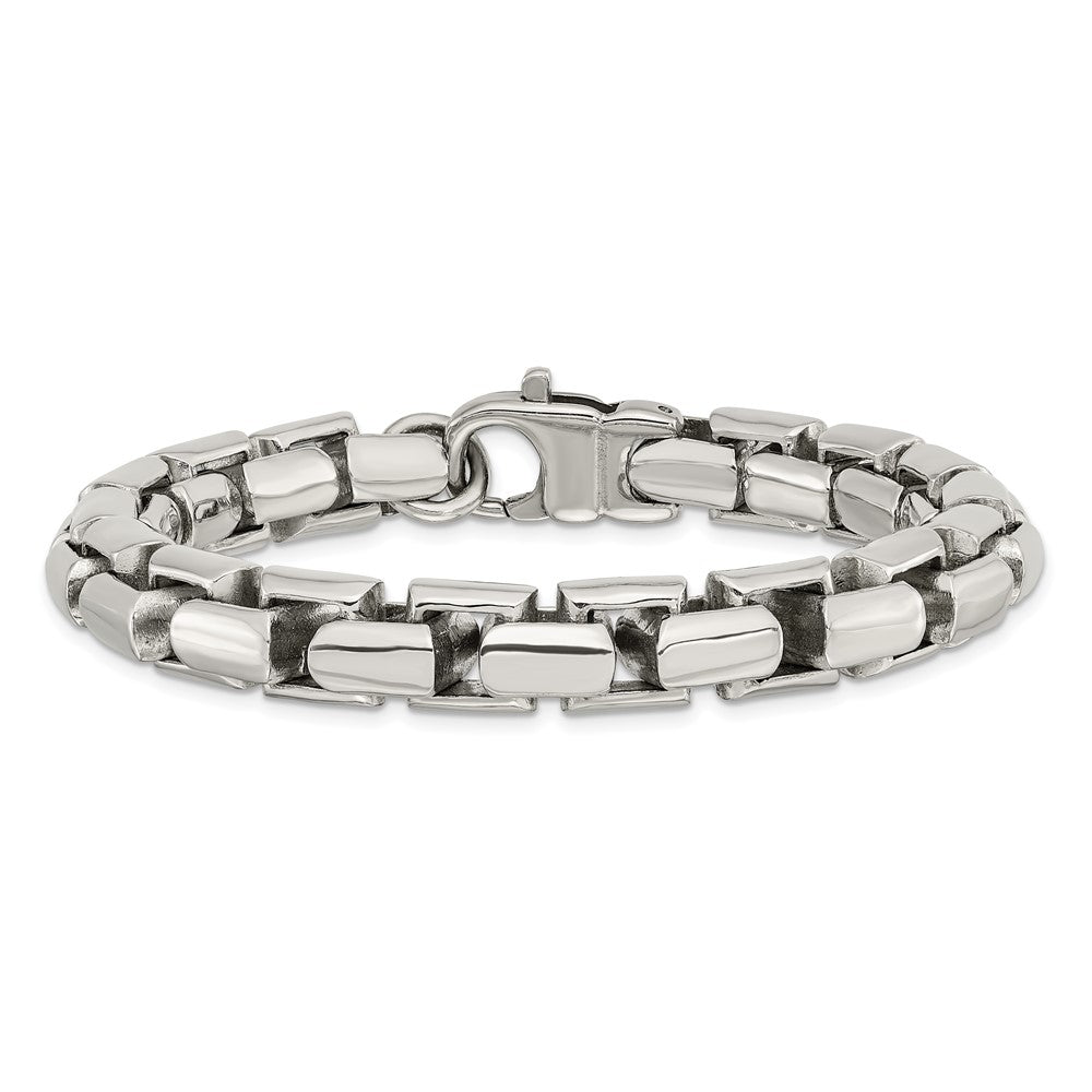 Stainless Steel Polished 8.5in Bracelet 8.5 inches