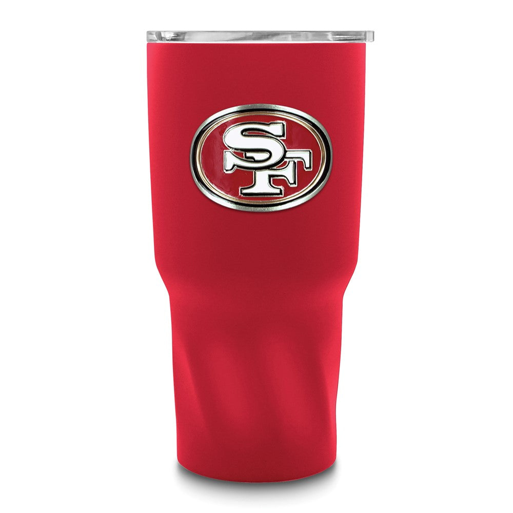 NFL San Francisco 49ers Stainless Steel 30 ounce Twist Tumbler with Emblem