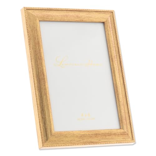 4x6 Burnished Gold Picture Frame - Classic Bead Border