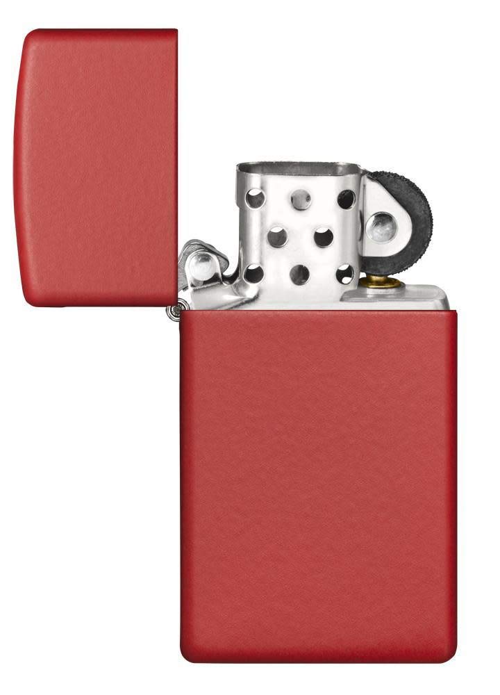 Zippo Slim Red Matte Pocket Lighter