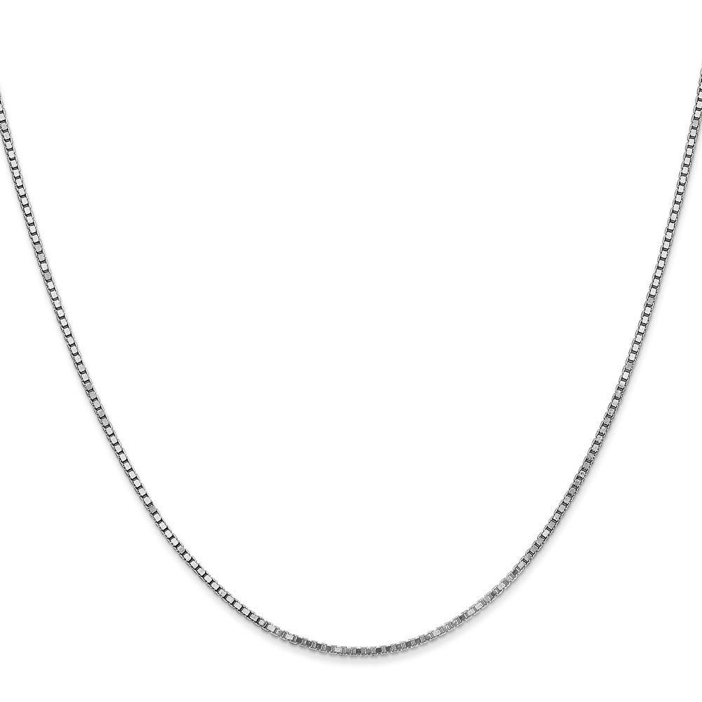 10k WG 1.25mm Box Chain