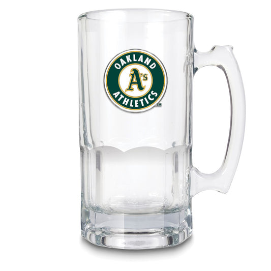 MLB Oakland Athletics Glass 32 ounce Macho Mug