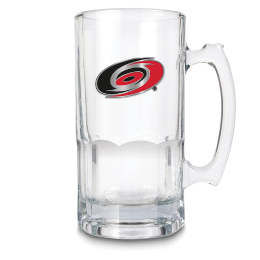 NHL Carolina Hurricanes Glass 32 ounce Macho Mug