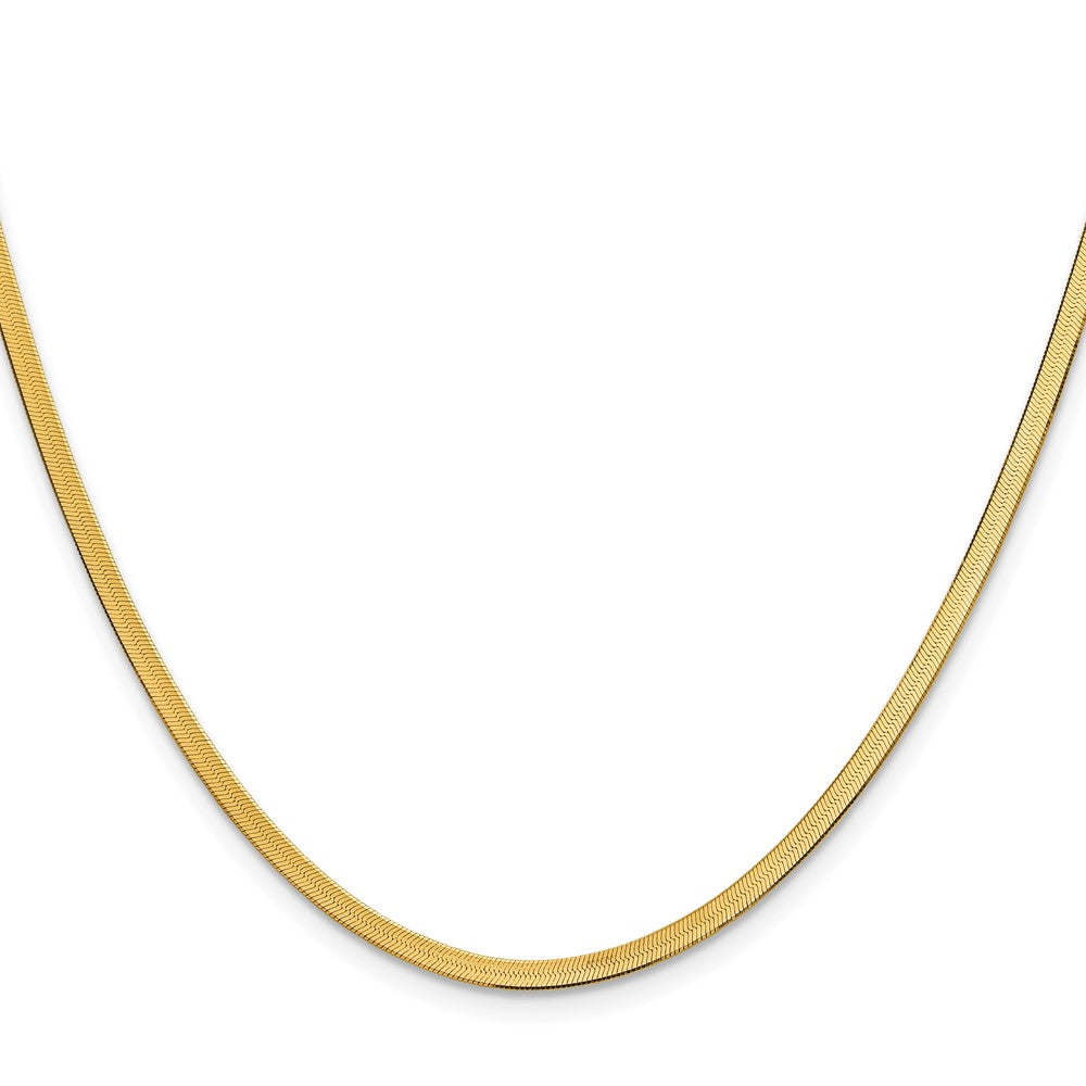 10k 2.5mm Silky Herringbone Chain