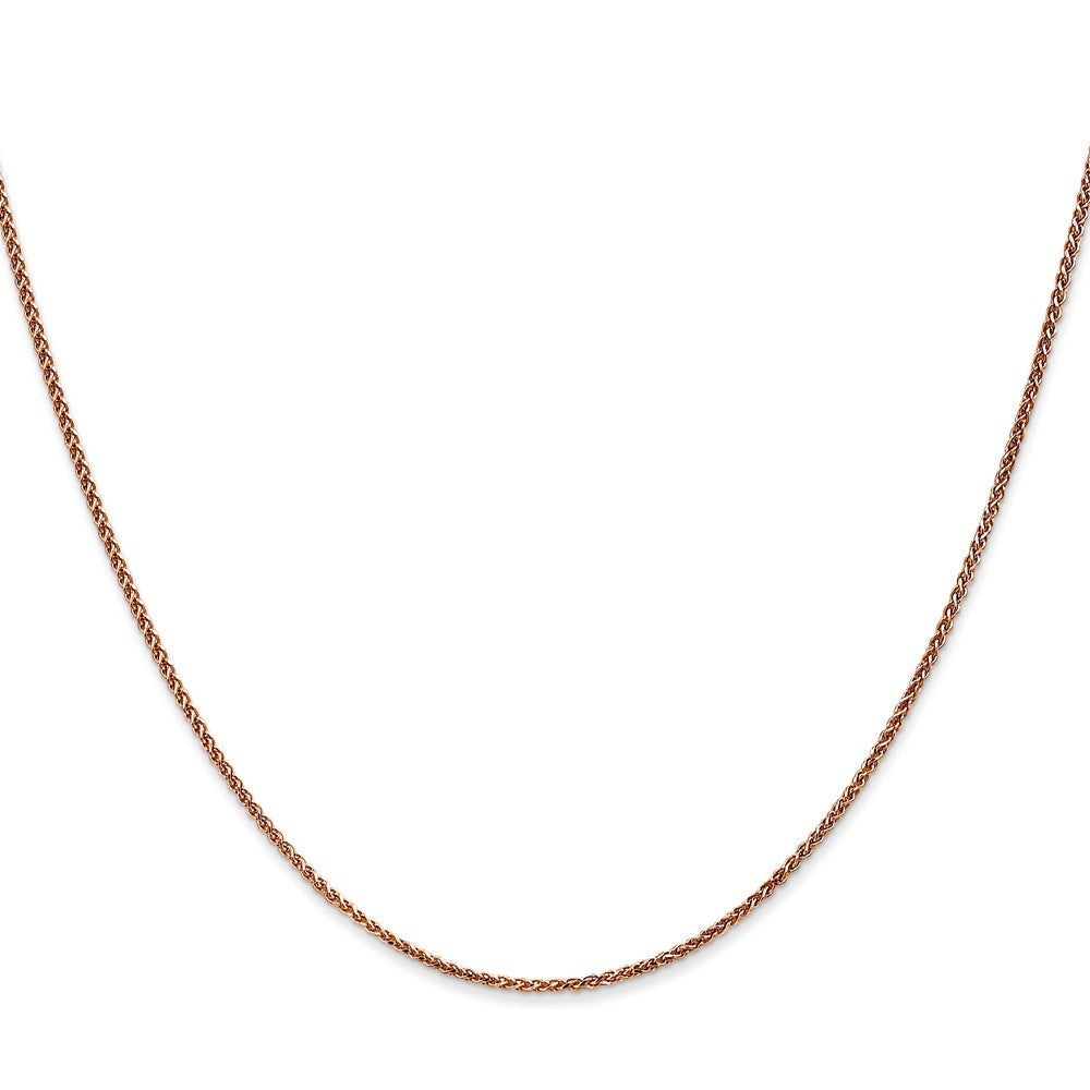 14K Rose Gold 1.2mm Spiga Chain