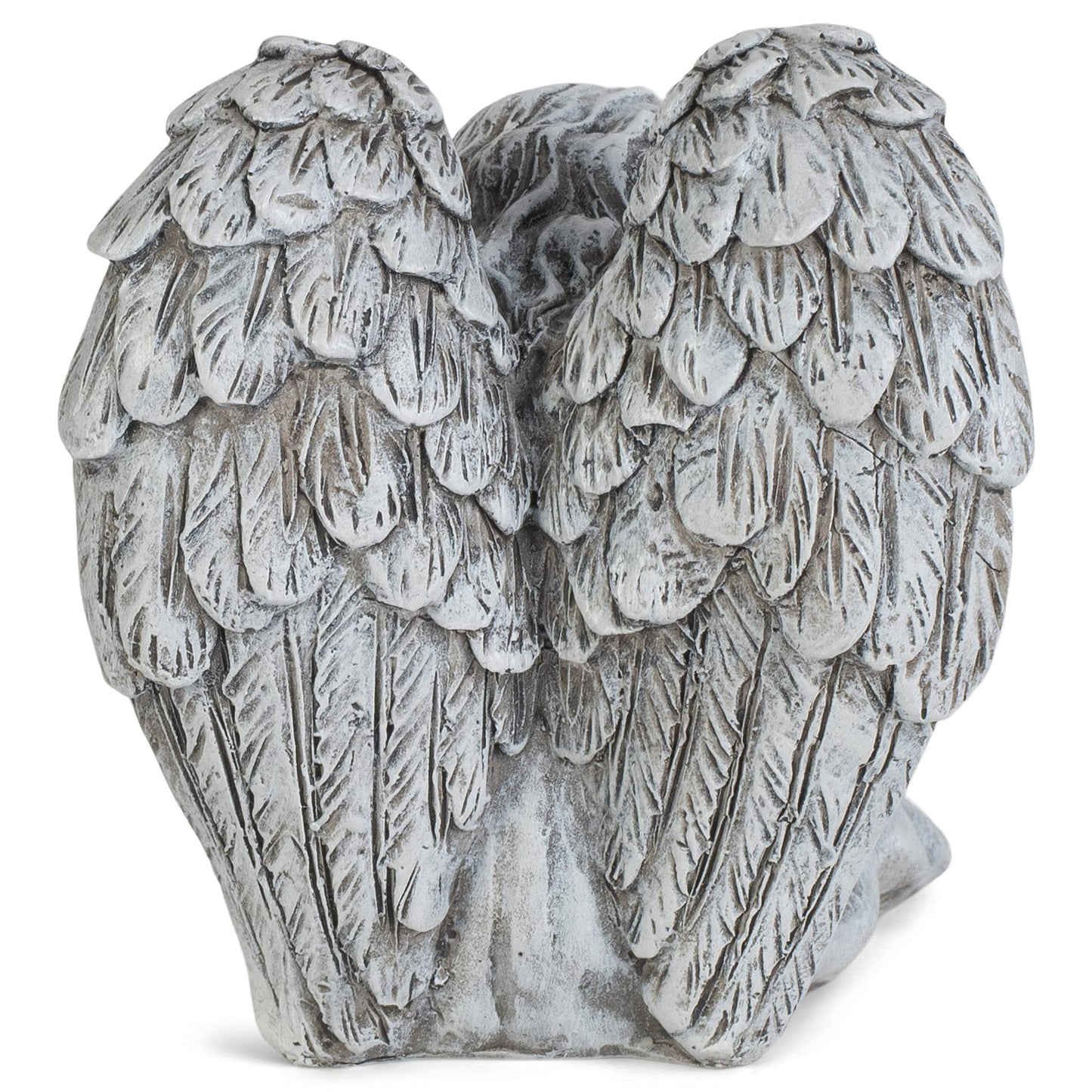 Weathered Angel Gone From Our Arms 4 inch Resin Decorative Tabletop Figurine