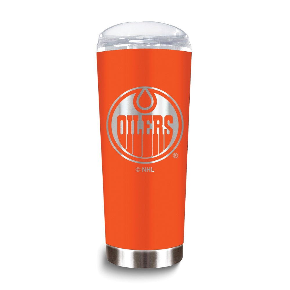 NHL Edmonton Oilers Stainless Steel 18 oz. Roadie Tumbler with Lid