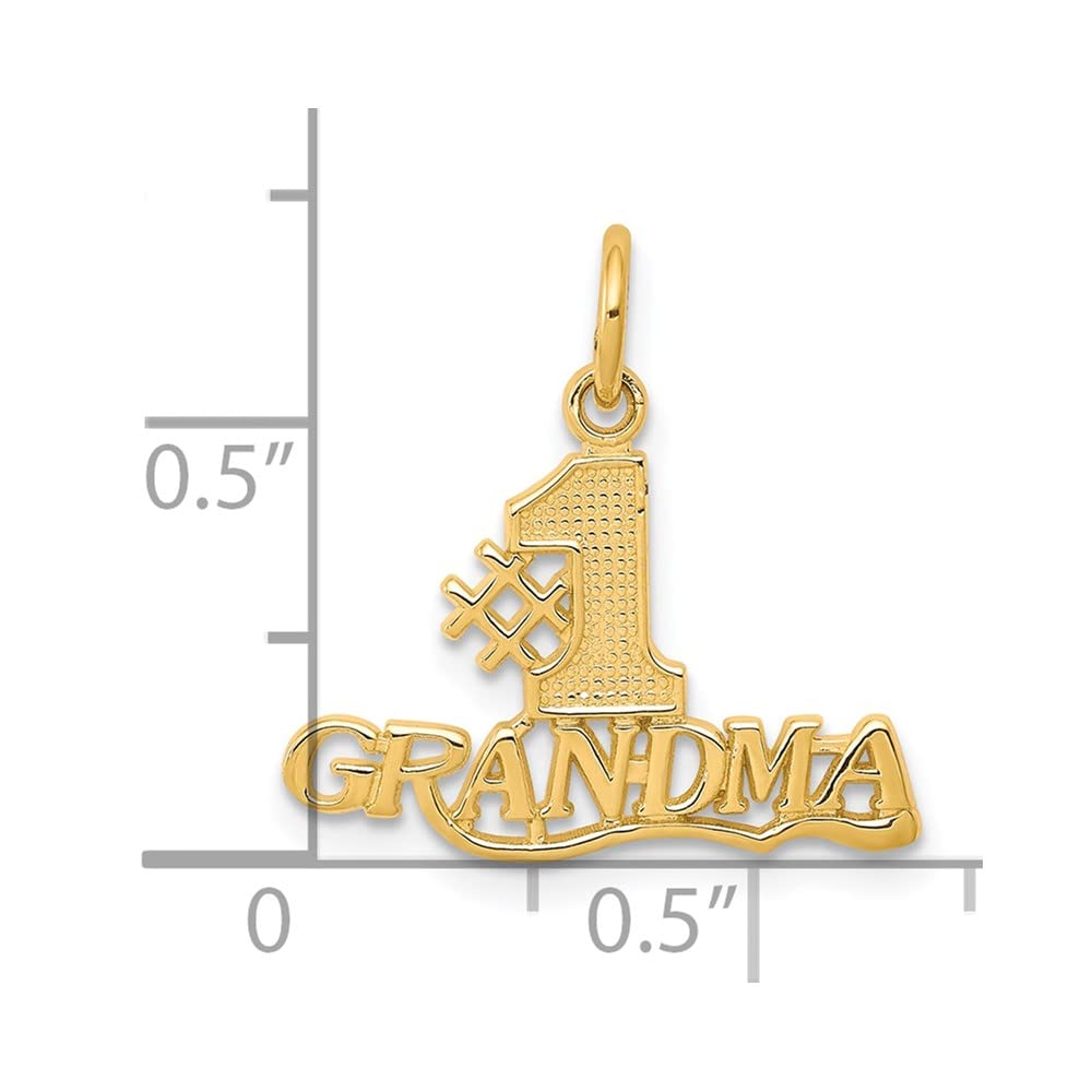 10K #1 GRANDMA Charm