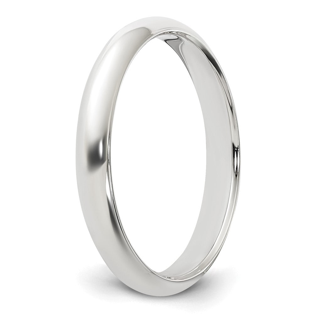 Sterling Silver 3mm Half Round Size 12.5 Band