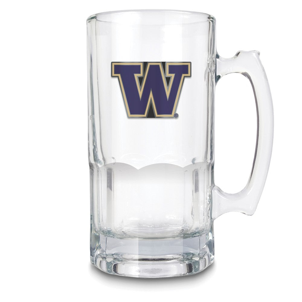 NCAA University of Washington Glass 32 ounce Macho Mug