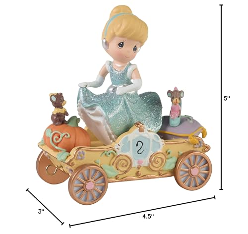 Disney Bibbidi, Bobbidi, Boo, Now You're Two!, Precious Moments Disney Birthday Princess Parade Figurine, Age 2, Count 1