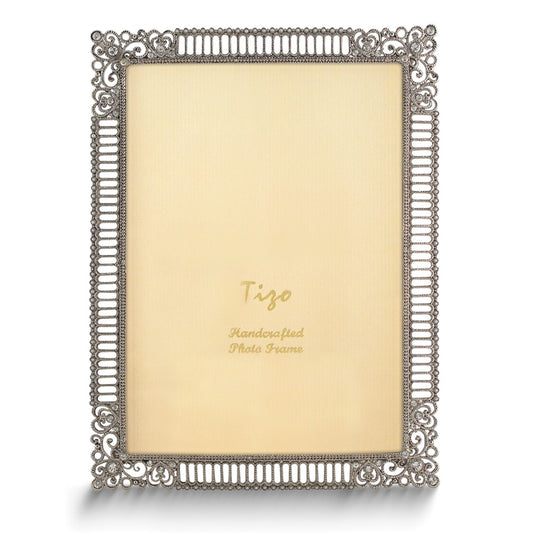 Jeweltone Pierced with Scrolled Corners 4x6 Photo Frame
