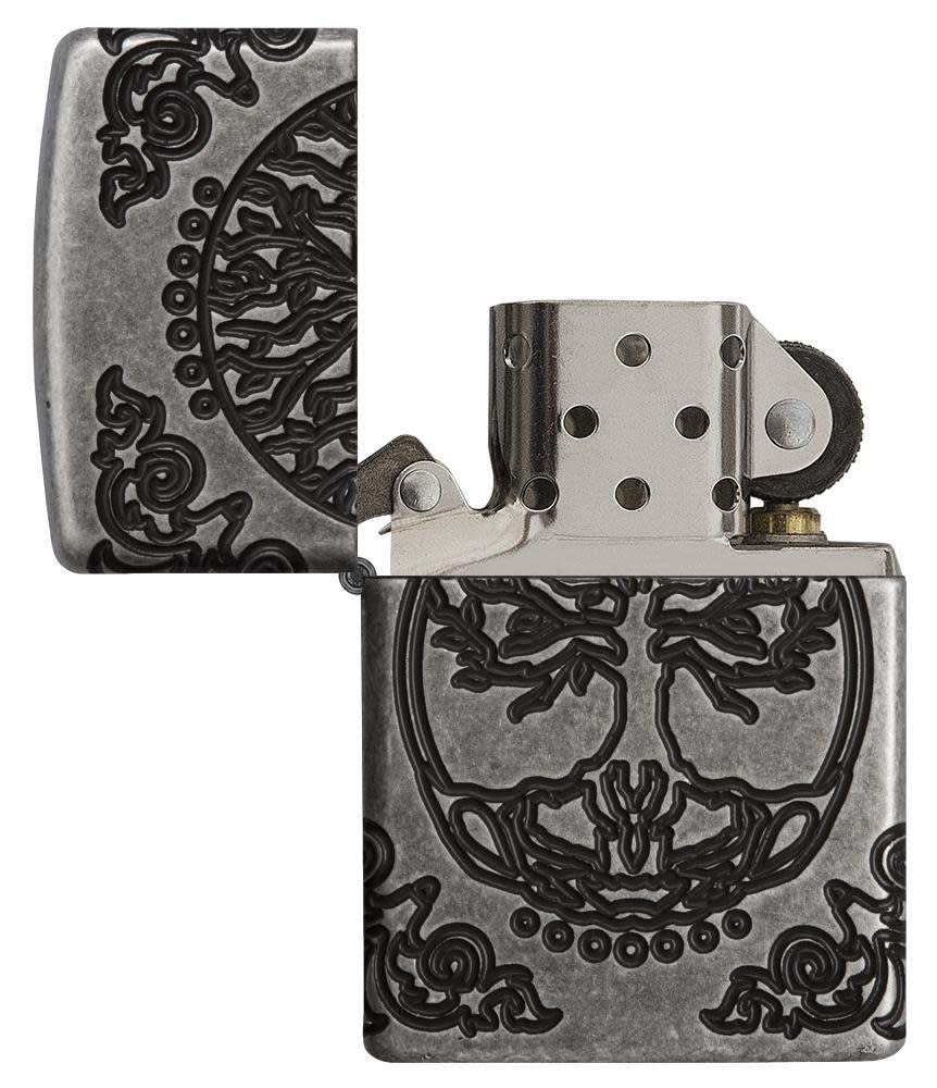 Zippo Armor Tree of Life Design Windproof Pocket Lighter