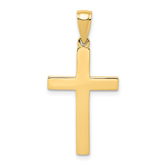 14k Cross Pendant Yellow Gold