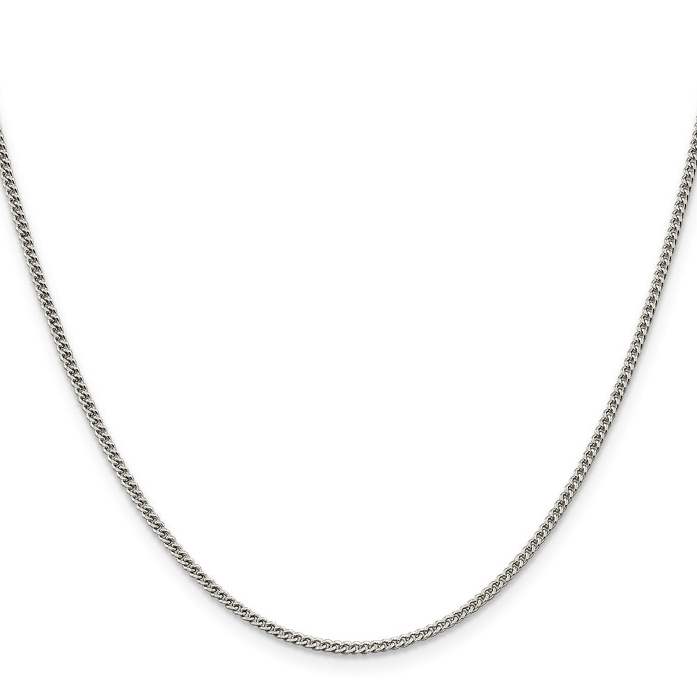 Sterling Silver 1.75mm Curb Chain 22 Inches