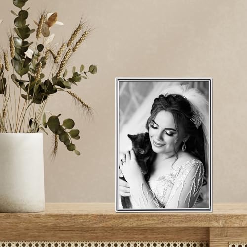 5x7 Simply Silver Metal Picture Frame