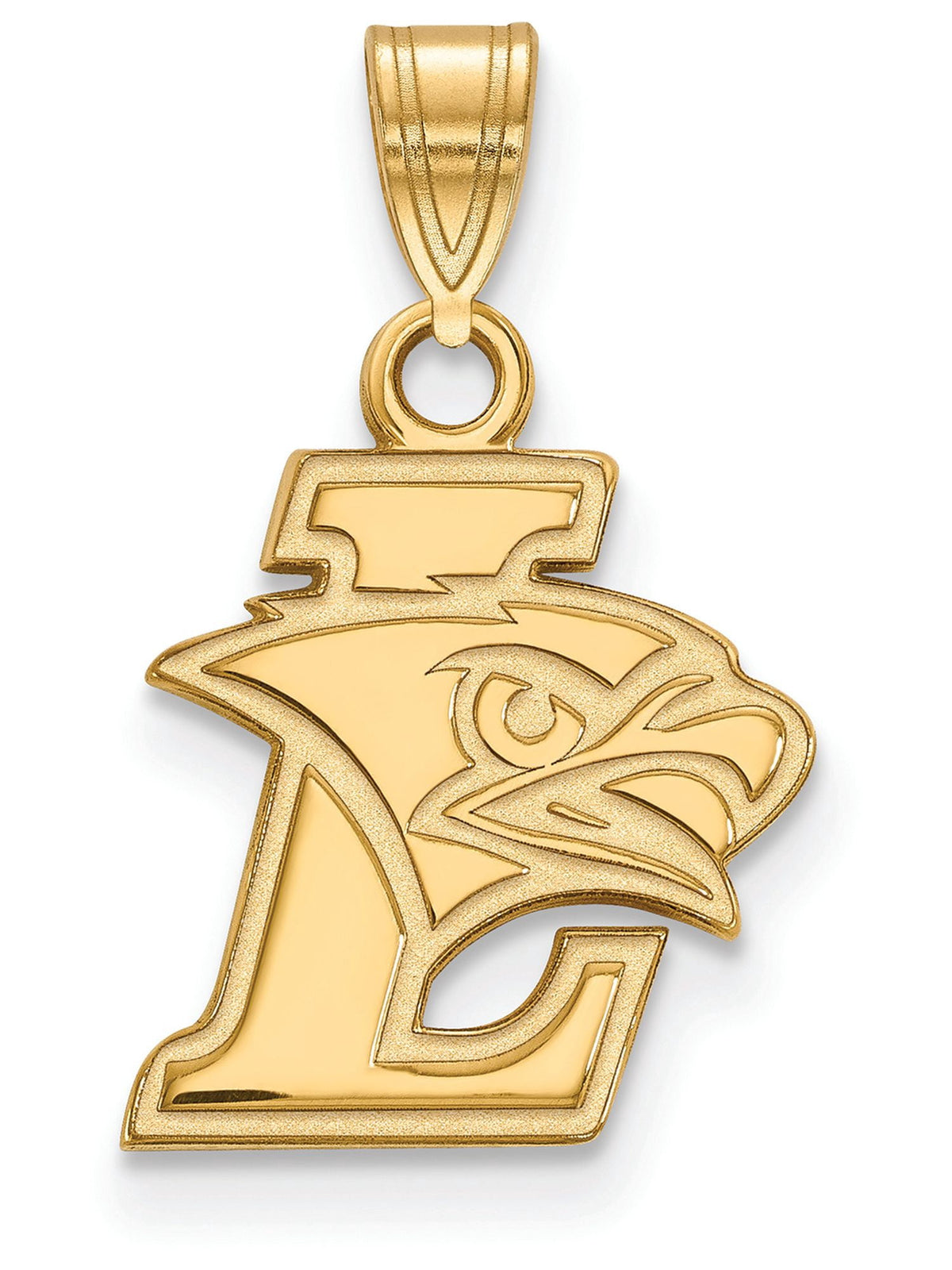 14k Yellow Gold Official Licensed Collegiate Lehigh University (LU) Small Pendant