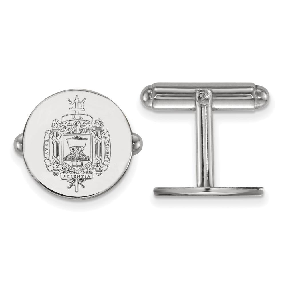 Men's U.S. Naval Academy Sterling Silver U.S. Naval Academy Crest Cuff Links