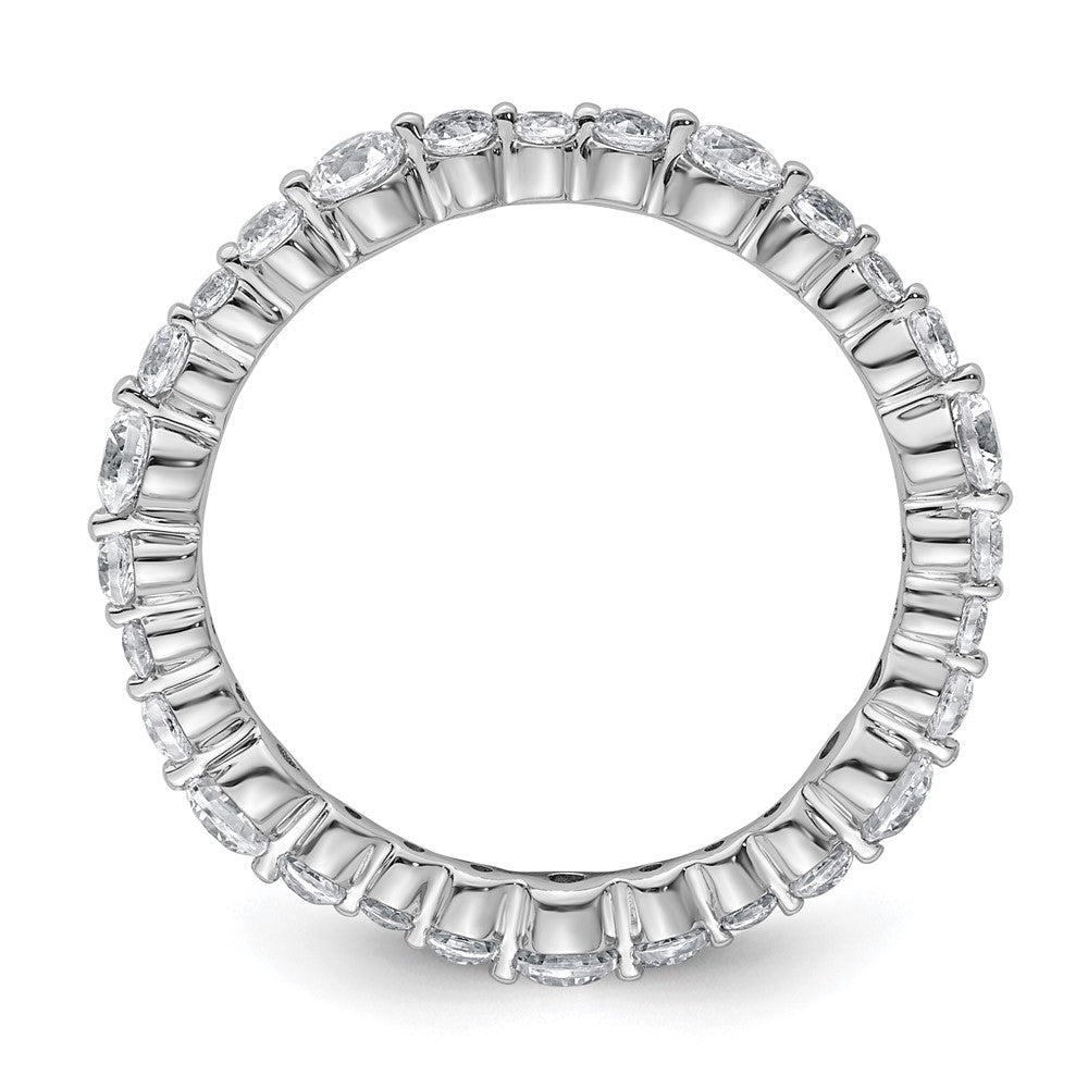 True Origin 14k White Gold 1 carat VS D E F Size 7 Eternity Band