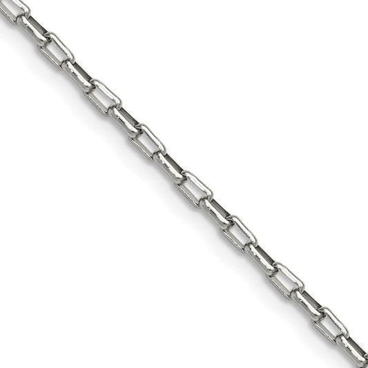 Chisel Stainless Steel Polished 2.2mm 18 inch Fancy Box/Paperclip Link Chain