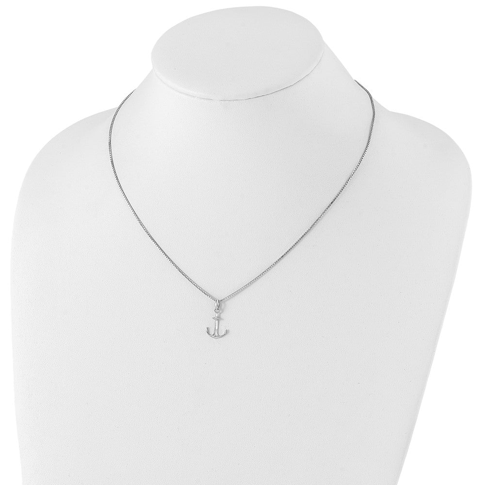 White Ice Sterling Silver Rhodium-plated 18 Inch Diamond Necklace with 2 Inch Extender 18 Inches