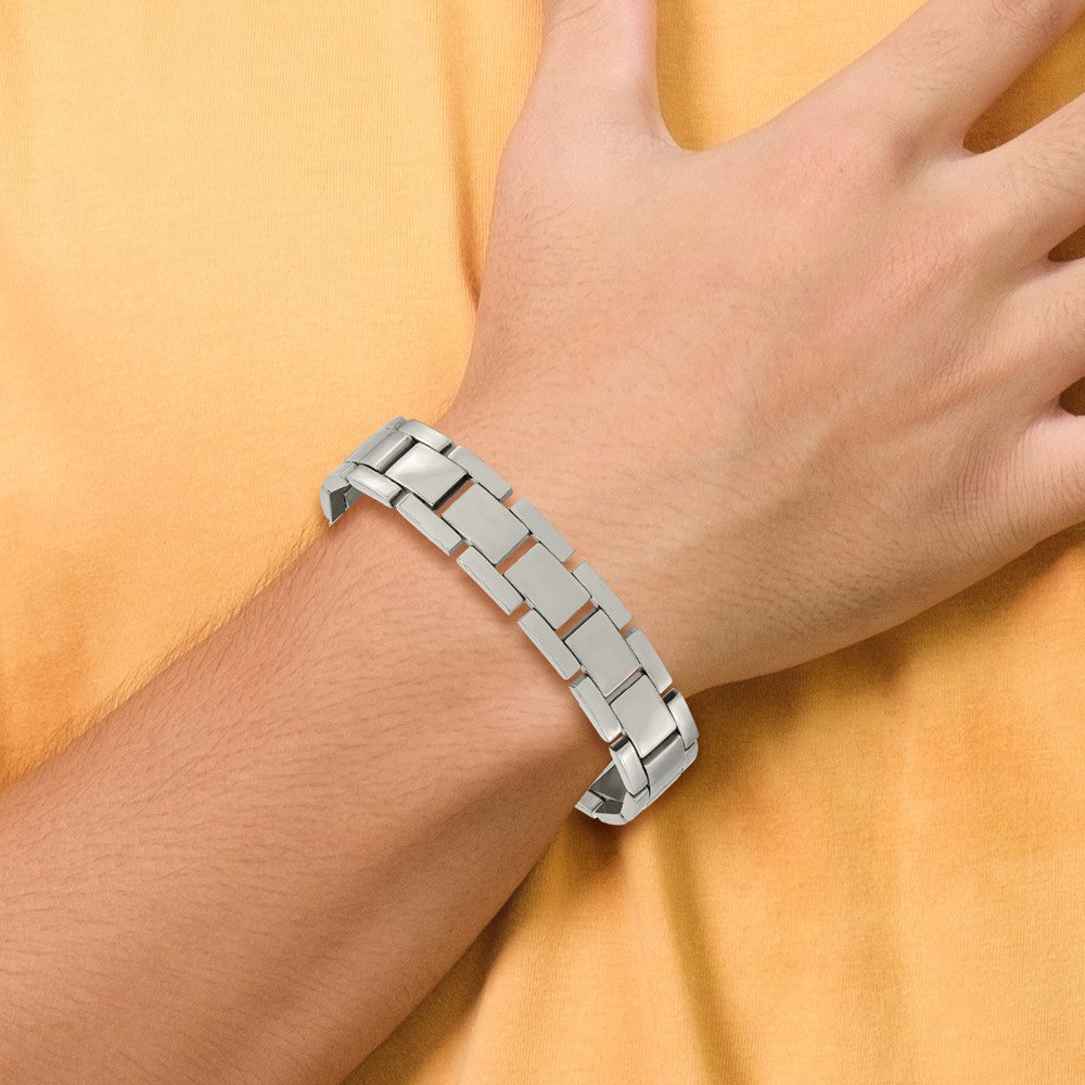 Titanium Polished 8.5in Bracelet 8.5 inches