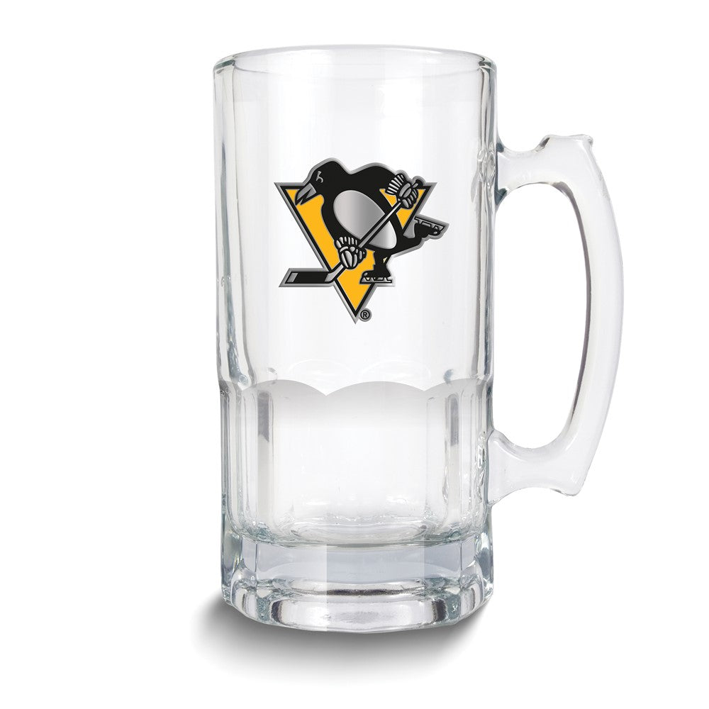 NHL Pittsburgh Penguins Glass 32 ounce Macho Mug
