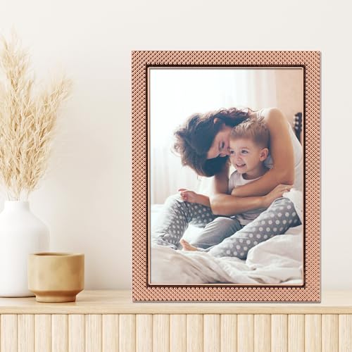Lawrence Frames 5"W x 7"H Fawn Pin Dot Pattern Copper Picture Frame (702557)