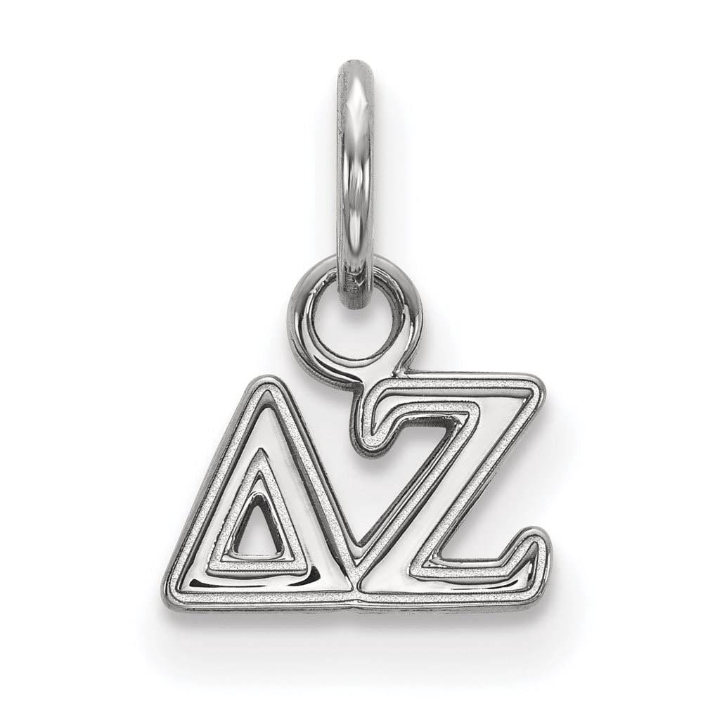 Sterling Silver Official Licensed Greek Sororities Delta Zeta (??) XS Pendant