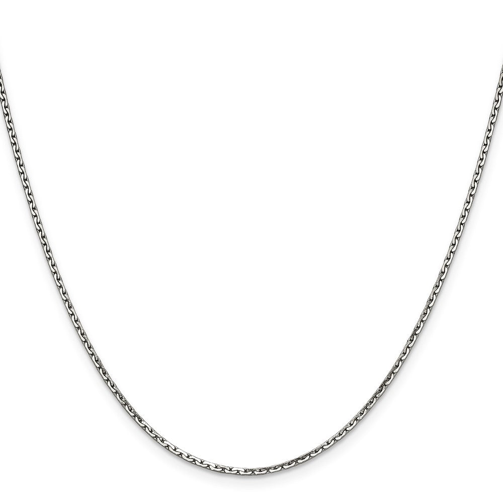 Chisel Stainless Steel Polished 1.5mm 18 inch Fancy Link Chain