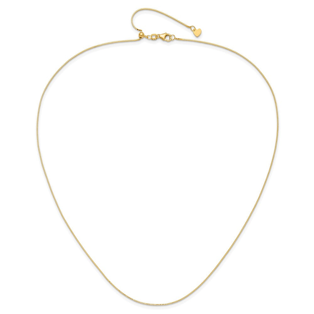 10K Adjustable .7mm Box Chain