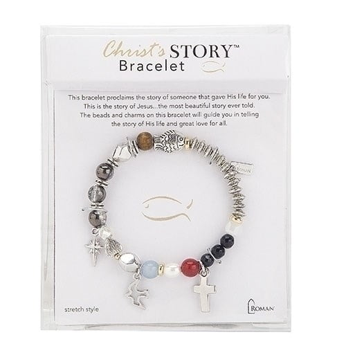 Roman 13662 Christ Story Bracelet, 7-inch Length